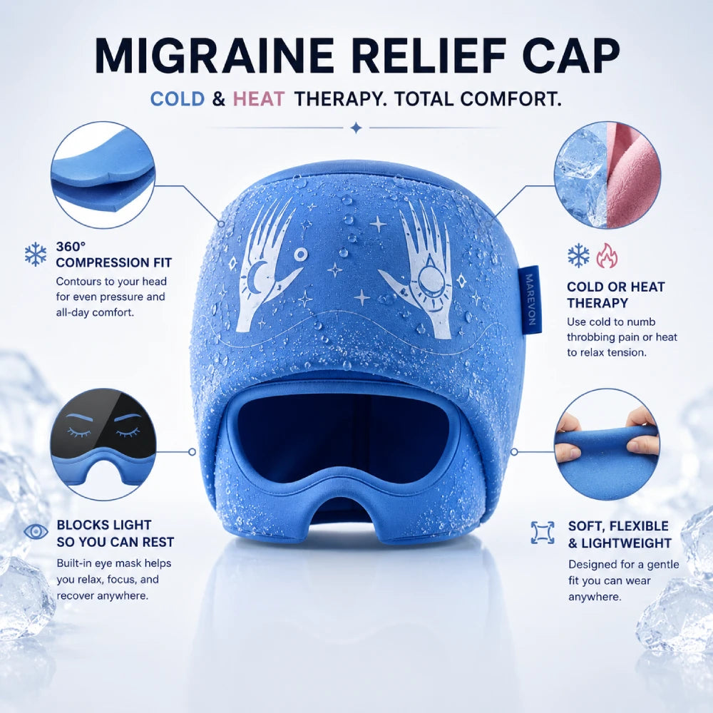 Migraine Relief Cap - Hot & Cold