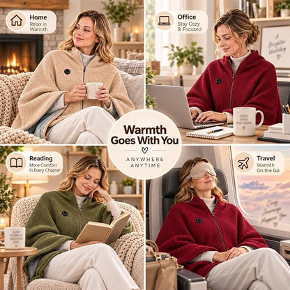 Warmora™ Wearable Heated Shawl