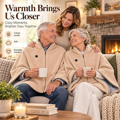 Warmora™ Wearable Heated Shawl