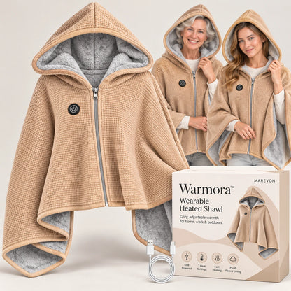 Warmora™ Wearable Heated Shawl