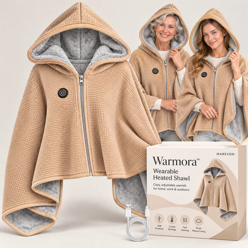 Warmora™ Wearable Heated Shawl